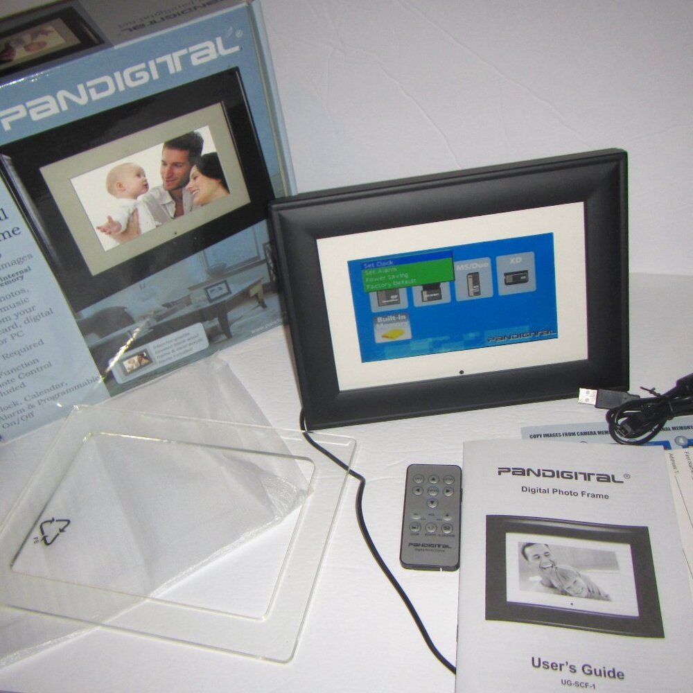 7 inch LCD Digital Photo Frame Pandigital PAN707-B